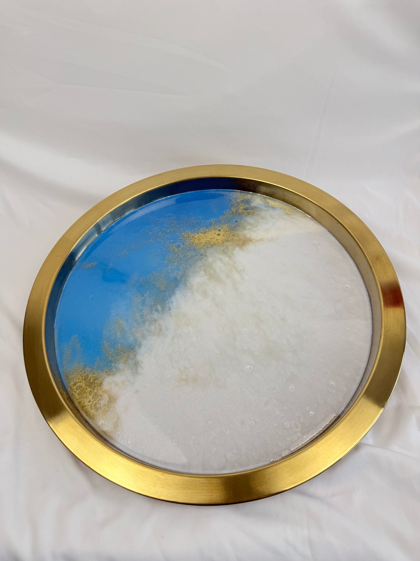 Golden Resin Tray