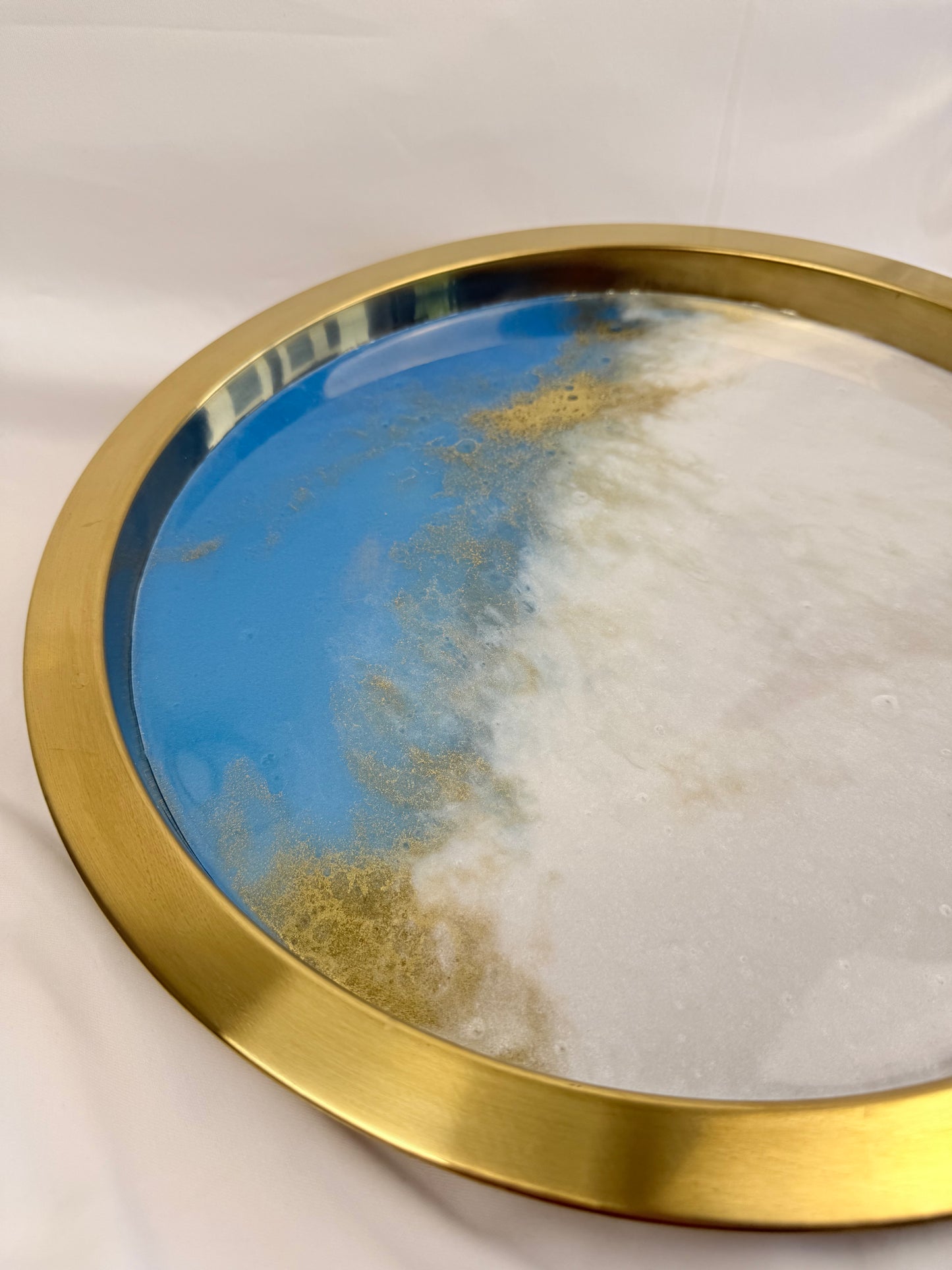 Golden Resin Tray