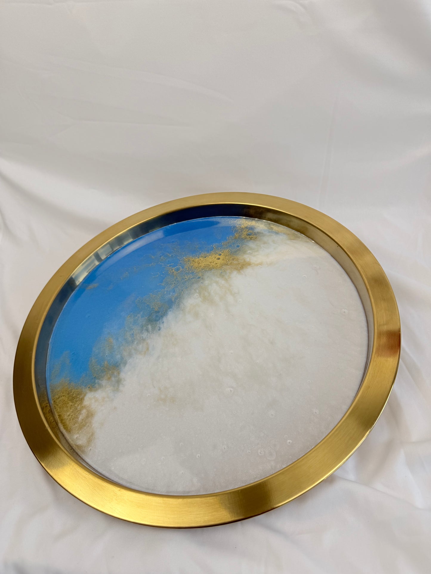 Golden Resin Tray